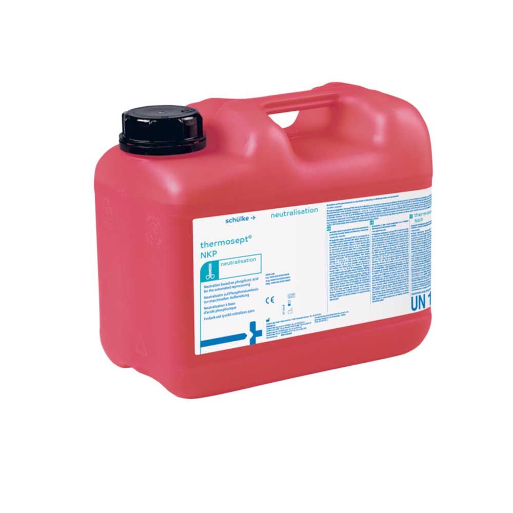 Thermosept® NKP Neutralisator, roter Kanister mit schwarzem Deckel und Etikett