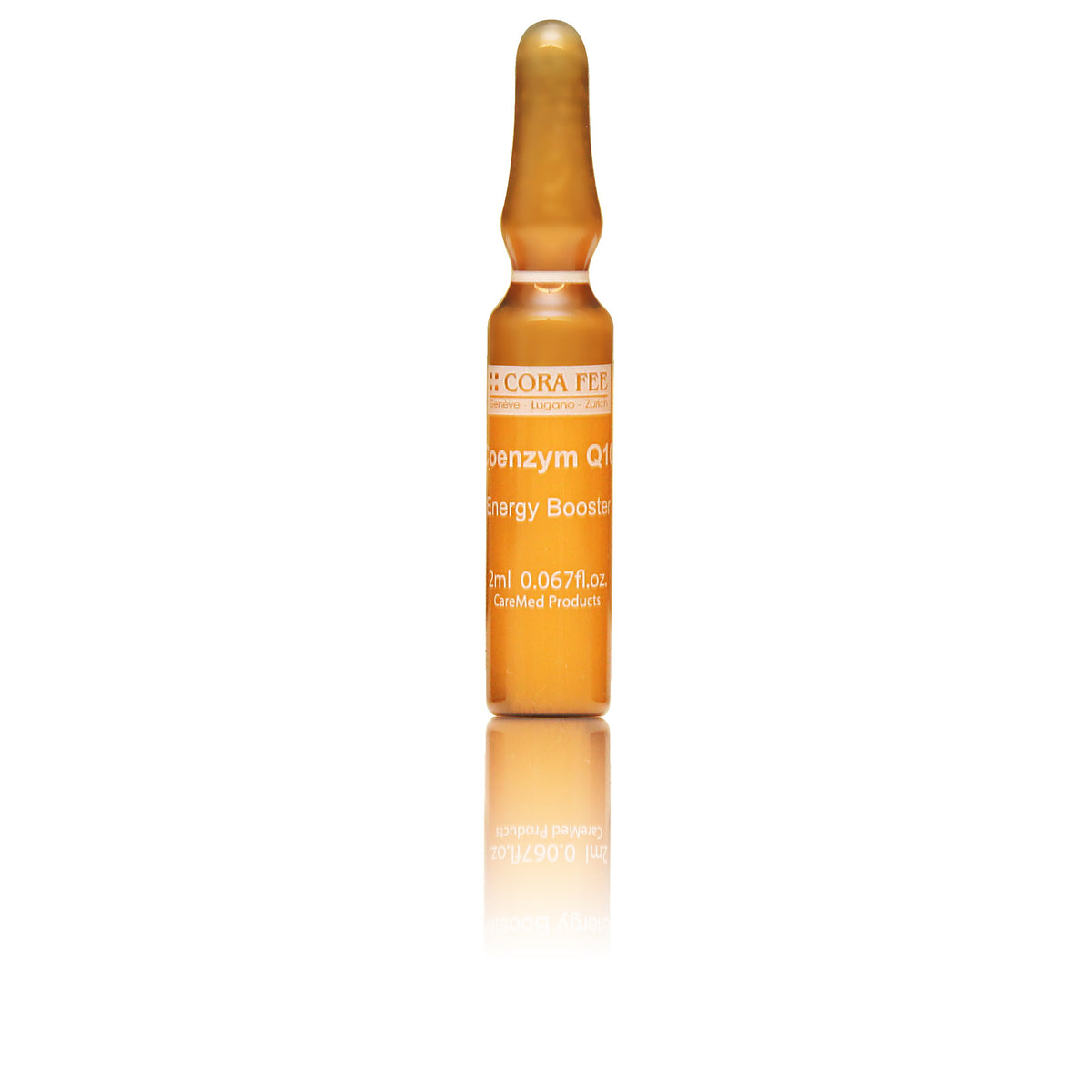 Cora Fee Coenzym Q10 Ampulle, 2 ml, braunes Serum in Glasampulle