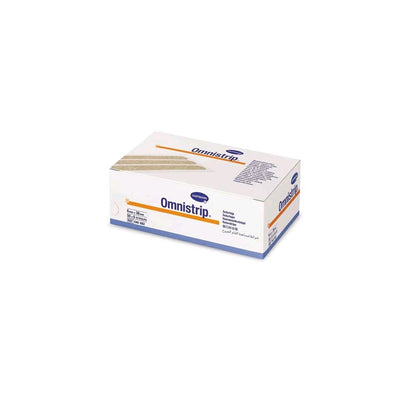 Hartmann Omnistrip Packung, weiße Umverpackung mit Wundnahtstreifen