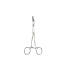 Gerade Kornzange, silberfarbenes Metall, 16 cm