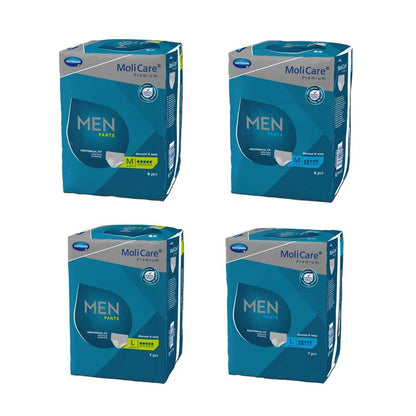 Inkontinenzslip MoliCare Premium Men Pants: Verpackung, Größe M (8 Stück)