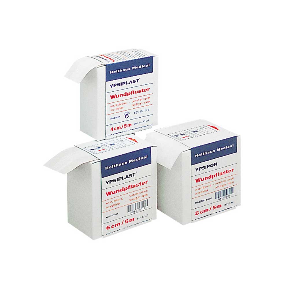 Vlies-Wundpflaster-Rolle YPSIPLAST Holthaus Medical, Packung mit Angabe 8 cm/5 m