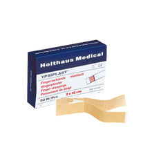 YPSIPLAST® Fingerverband: elastische, beige Verbandstreifen aus der Holthaus Medical Packung