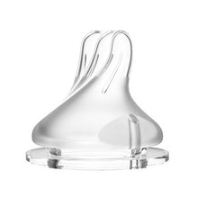 Lansinoh NaturalWave™ Silikon-Sauger, weich, klarer Saugeraufsatz mit Basis