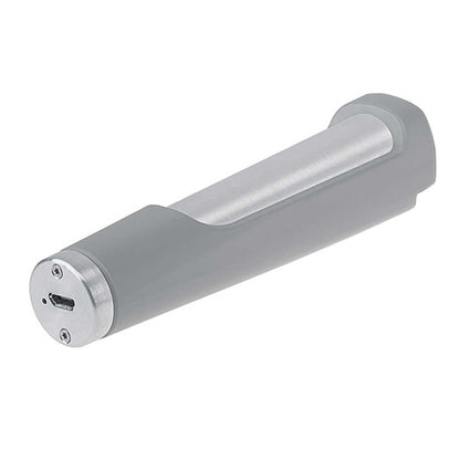 Luxamed LuxaScope-Griff 3,7V, silbergrau mit Metallenden und Anschlussbuchse