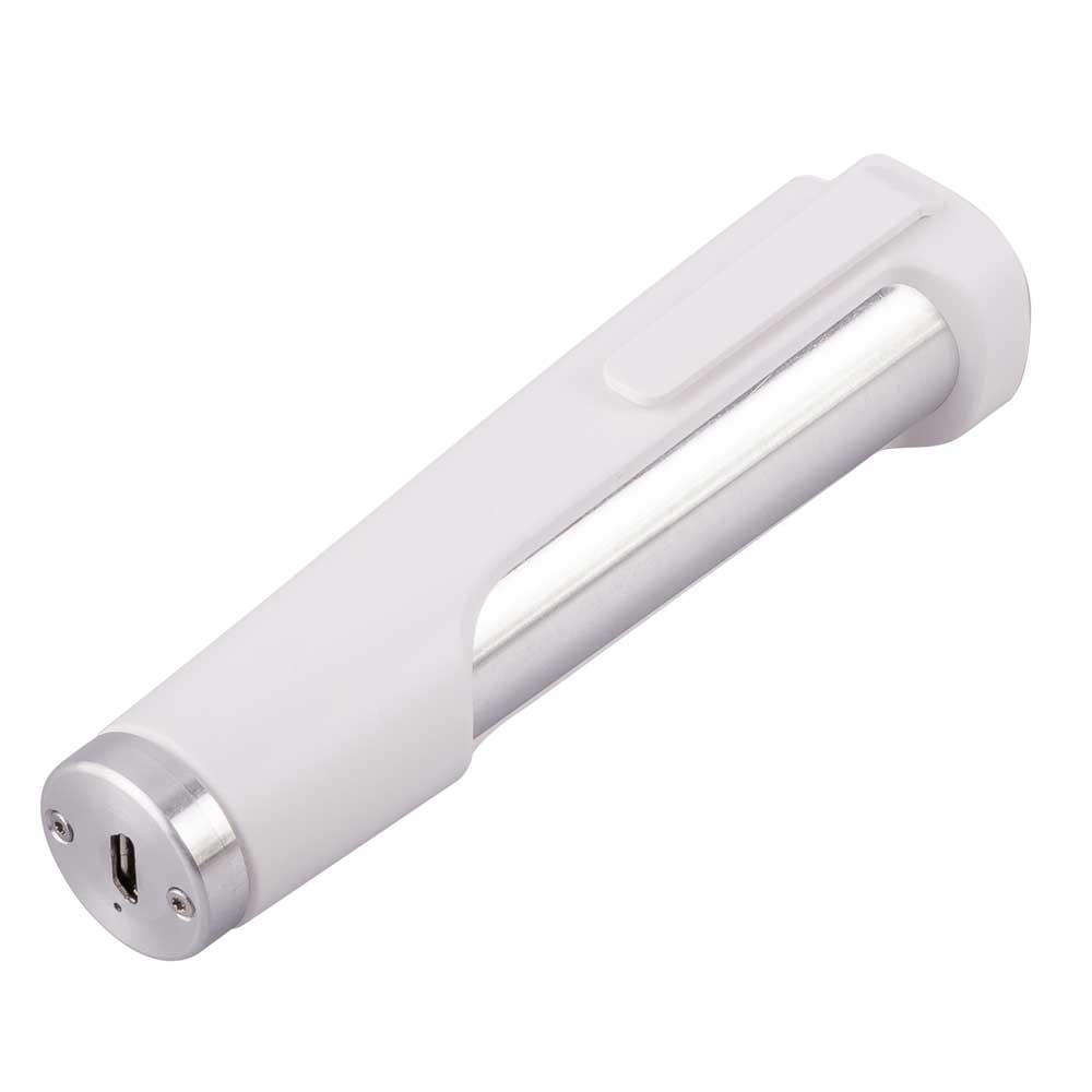 Luxamed LuxaScope-Griff 3,7V, weiß mit Metallenden und Anschlussbuchse