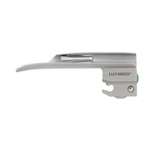 Luxamed F.O. Miller Spatel mit Lichtleiter, Größe 0, Metallgriff und -spatel
