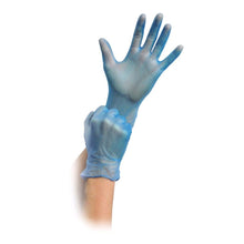 Puderfreie Vinylhandschuhe MaiMed in puderblau, Einweghandschuhe, ungepudert