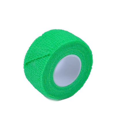Kohäsives Fingertape, grün mit Klebe-Kern, 2,5 cm x 4,5 m