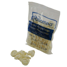 puderfreie Latex-Fingerlinge Gr. 2–5, Packung mit einzelnen Fingerlingen