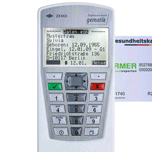 Mobiles Chipkartenlesegerät Zemo VML-GK2 mit großem Display und Tastenfeld