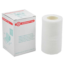 Nobahaft®-fein kohäsive Fixierbinde, weiße glatte Rollenbandage, mit Kartonverpackung