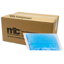 Kalt-Warm-Gel-Kompressen 8×13 cm, blaue Kompresse, 500 Stück im Karton