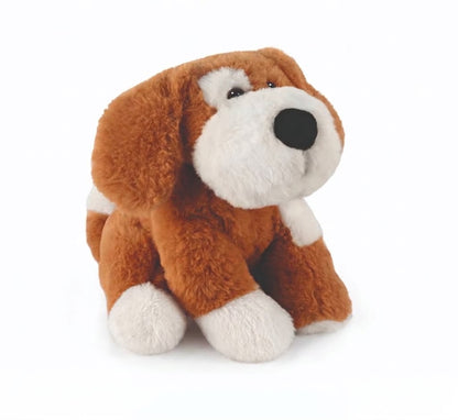 Körnerkissen-Bezug mit Klettverschluss, braun-weißer Hund mit schwarzer Nase
