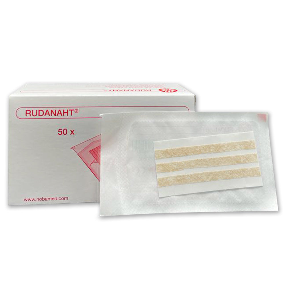 Wundnahtstreifen RUDANAHT®-Packung mit zwei versiegelten Folienbeuteln