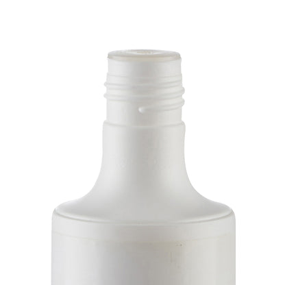 Kunststoffflasche ohne Deckel mit geripptem Flaschenhals