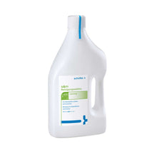 Reinigungsadditiv-Flasche s-m®, weiß mit blauem Verschluss und Etikett, 2 l