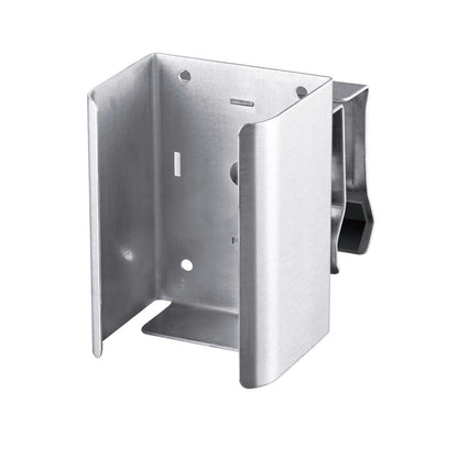 Schülke Flaschenhalter für Rohrrahmen, drehbar, Metallhalter für 500/1000 ml Flaschen