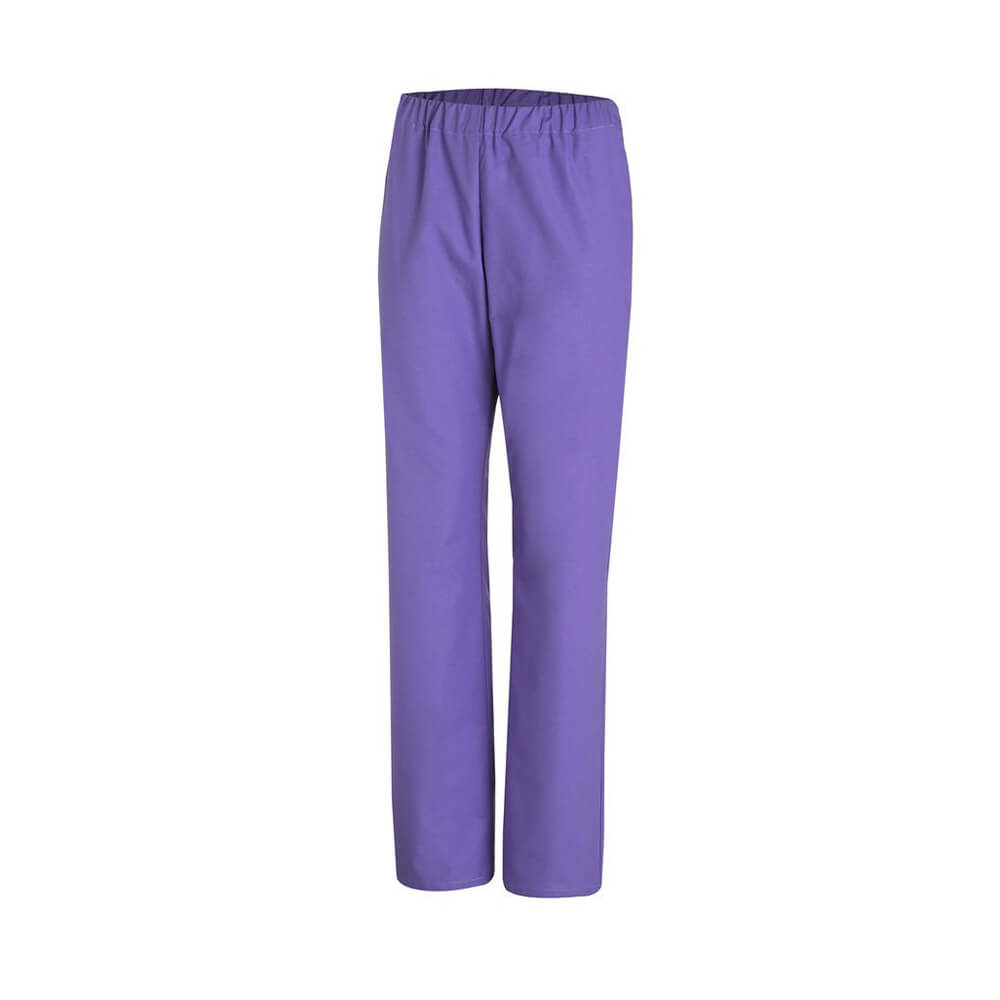 Schlupfhose mit Rundumgummizug, Flieder/Lila, gerade weit geschnittene Beinform