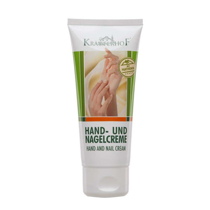 Asam Kräuterhof® Hand- und Nagelcreme im Tube, weiß-grüne Verpackung, 100 ml