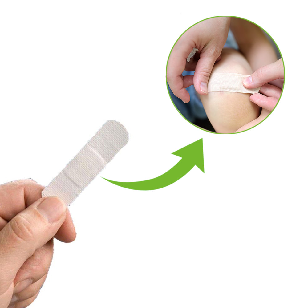 Vlies-Wundpflaster zum Aufkleben, beiger Streifen 72×19 mm an Armhaut