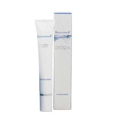 Augencreme Hyaluron-Phytokomplex, Tube und Kartonverpackung