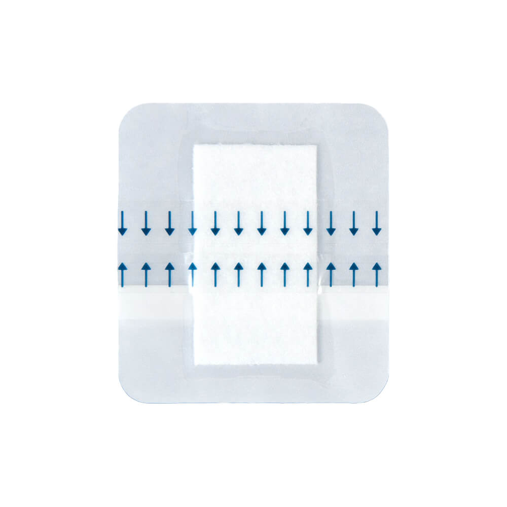 Noba Rudafilm Inselpflaster: transparente sterile Folie mit weißem Einsatz