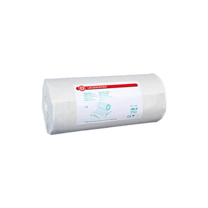 Ärztekrepp-Liegenpapier-Rolle im Folienbeutel mit Etikett
