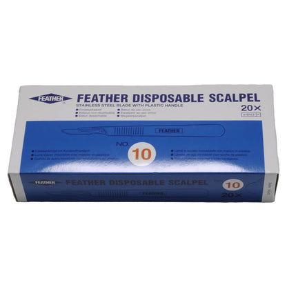 Feather Einmal-Skalpellpackung, No. 10, 20X