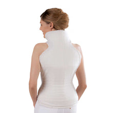 Heizkissen für Nacken und Rücken, weiß, mit Aussparung für den Hals