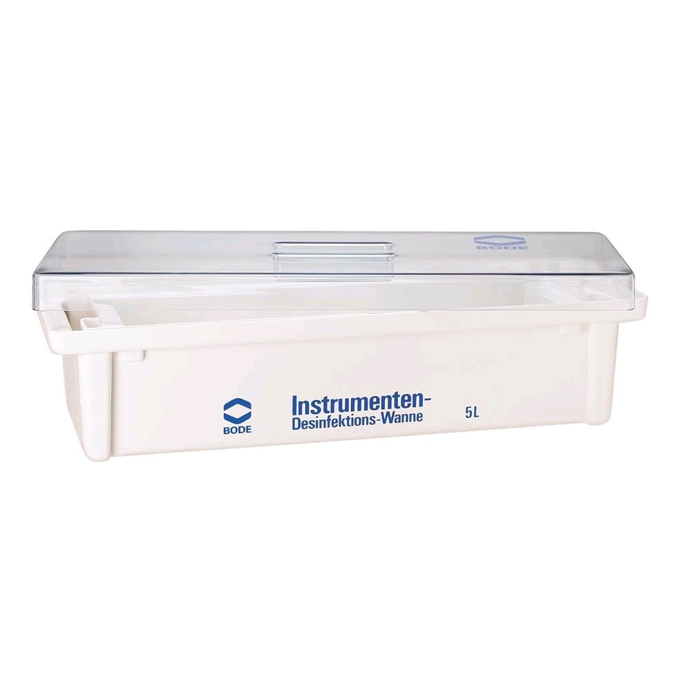 Desinfektionswanne für Instrumente von BODE, 5 L, mit transparenter Abdeckung