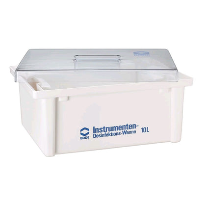 Desinfektionswanne für Instrumente von BODE, 10 L, mit transparenter Abdeckung