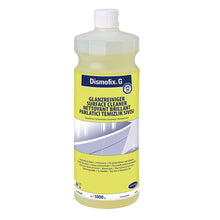 Flächenreiniger Dismofix® G von Bode: gelbe Flasche mit weißem Deckel und Frontetikett.