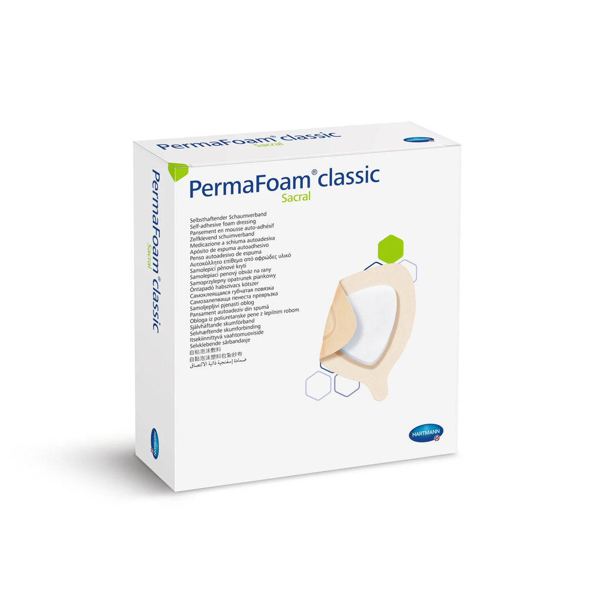 Hartmann PermaFoam® Classic Sacral Schaumverband in Verpackungsschachtel