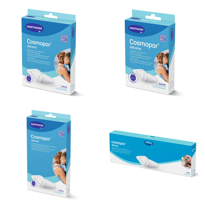 Hartmann Cosmopor® Silikon-Wundschnellverband, sterile Packung mit Euroanhänger