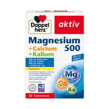 Doppelherz aktiv Magnesium + Calcium + Kalium, Tablettenpackung, 30 Stück