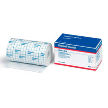 BSN Fixomull® Stretch Klebevlies-Rolle und Verpackung, 15 cm x 10 m
