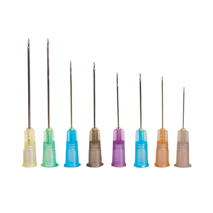 Dispomed Neoject Ultradünnwand-Kanülen-Set, mehrere Größen, farbige Kappen