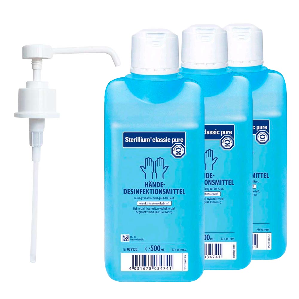 Bode Sterillium classic pure Händedesinfektion mit Dosierpumpe