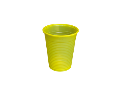 Euronda Monoart Einwegbecher, 180 ml, gelb