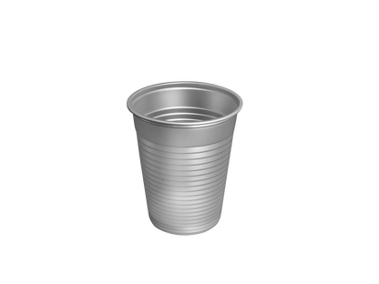 Euronda Monoart Einwegbecher, 180 ml, grau