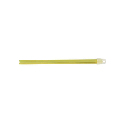 Speichelsauger mit loser Kappe, 15 cm, gelb