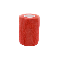 Selbsthaftende Vlivetbandage, rot, 7,5 cm × 4,5 m, Rolle
