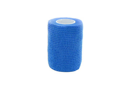 Selbsthaftende Vlivetbandage, blau, 7,5 cm × 4,5 m, Rolle
