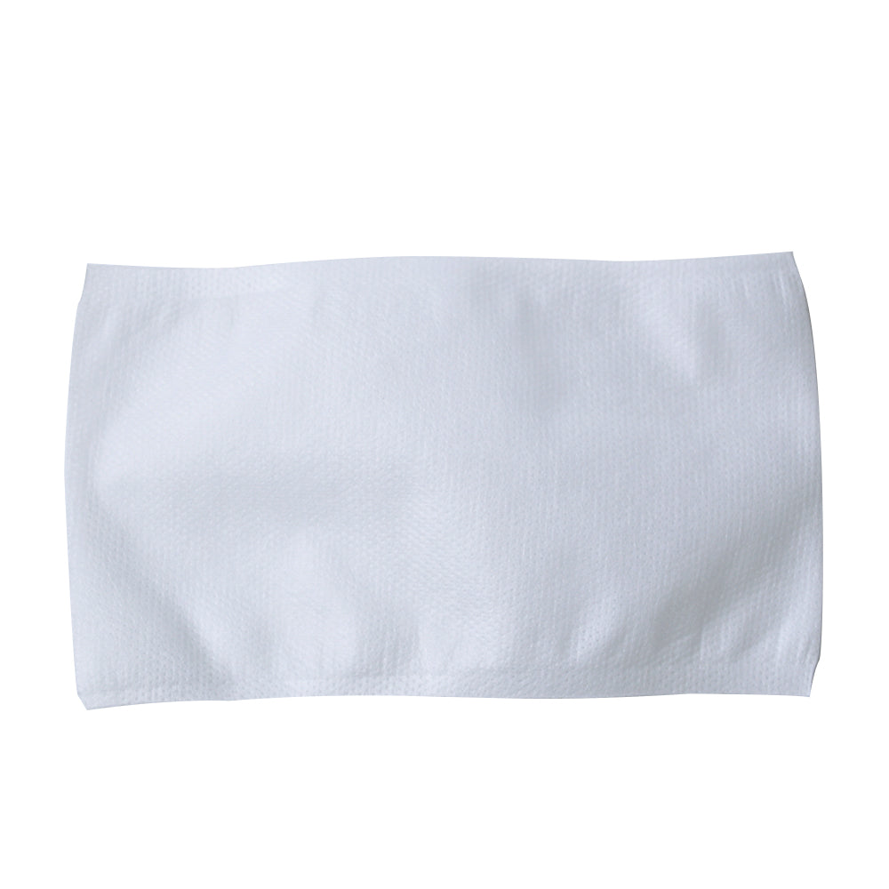 Vliesstoffhülle für Kompressen, rechteckig, weiß, 8×13 cm, 10 Stück