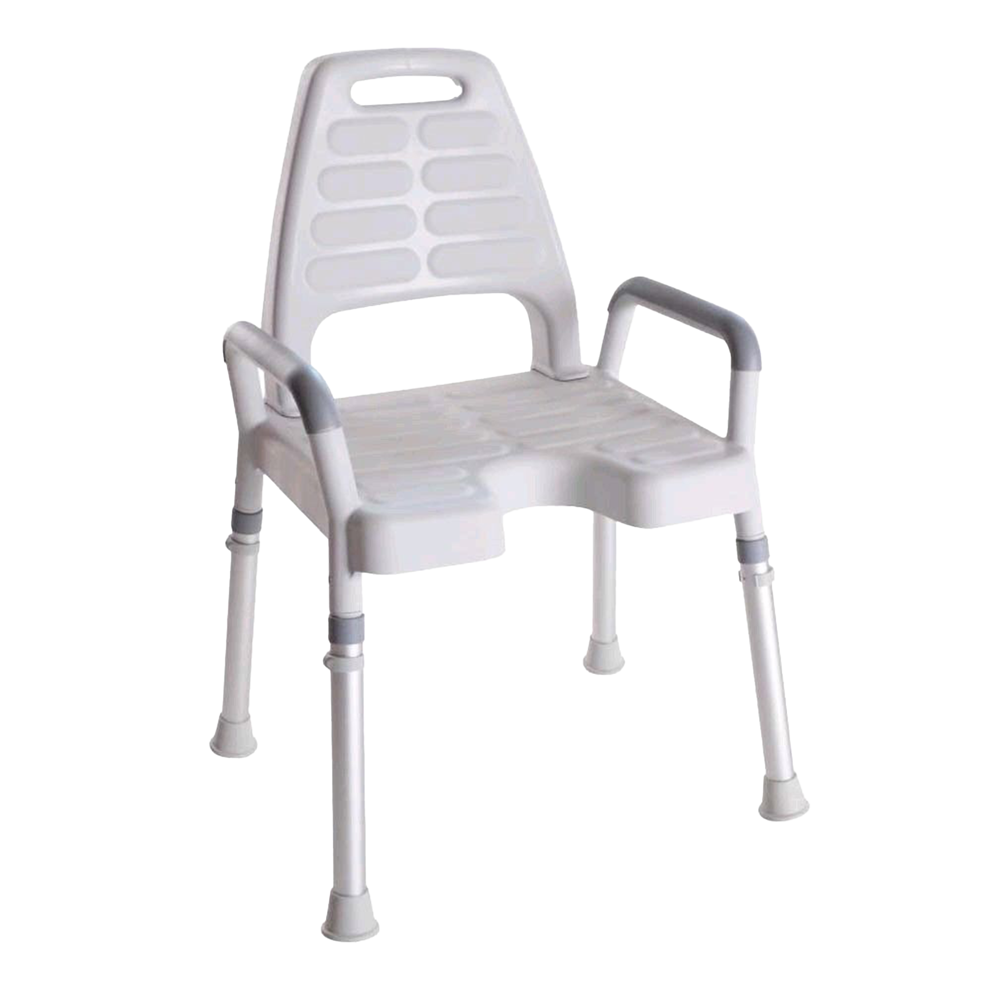 chaise de douche blanche