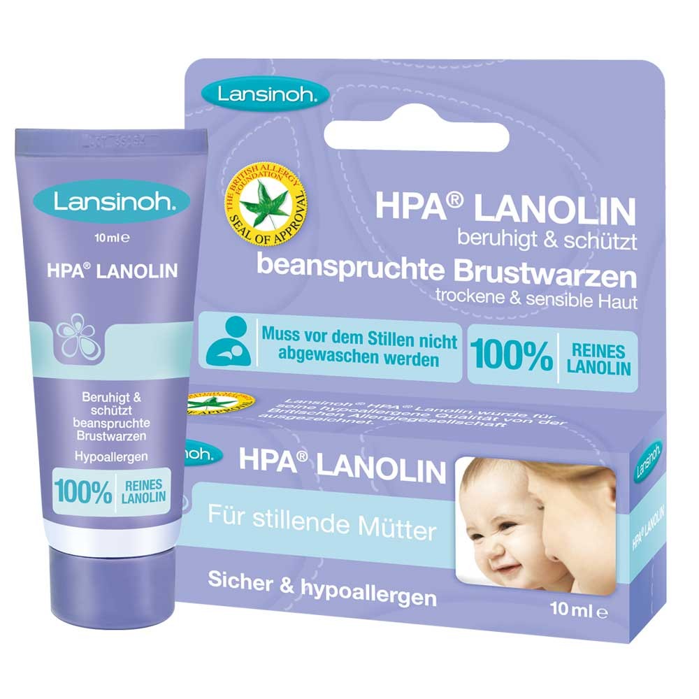 Pommade à la lanoline pour mamelons