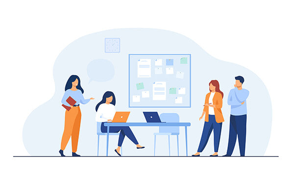 Illustration d’un bureau