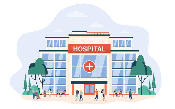 Illustration d’un hôpital